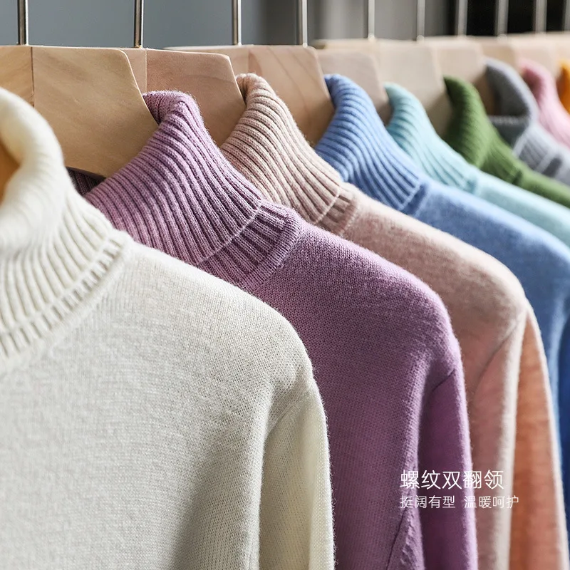 DASSWEI Fashion Knitted Wool Sweater Women 2022 New Pullovers Turn Down Collar Solid Color Sweater Long Sleeve Tops Female Coat
DASSWEI Fashion Knitted Wool Sweater Women 2022 New Pullovers Turn Down Collar Solid Color Sweater Long Sleeve Tops Female Coat
