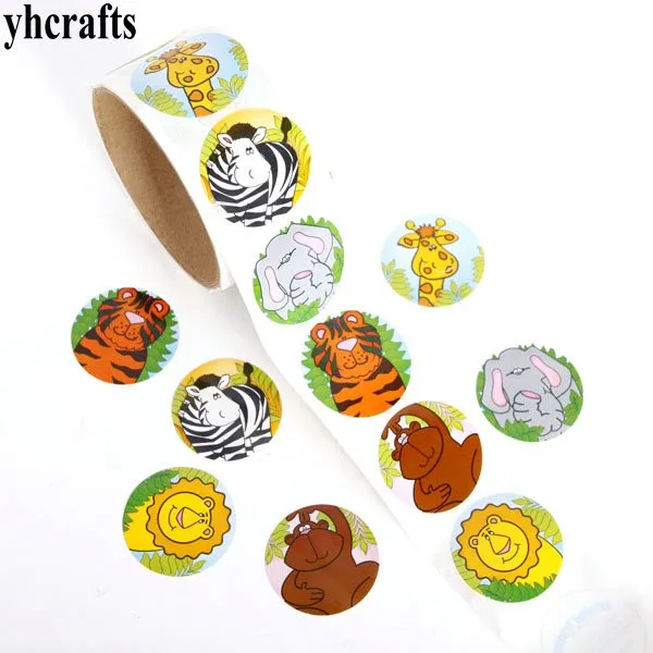 1 Roll(100PCS)/LOT.Forest animals tiger lion Monkey paper sticker DIY toy Kids room ornament Craft material Kindergarten crafts
1 Roll(100PCS)/LOT.Forest animals tiger lion Monkey paper sticker DIY toy Kids room ornament Craft material Kindergarten crafts