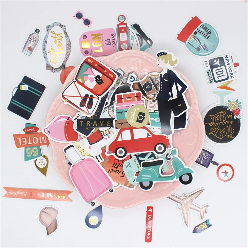 56pcs Happy Travels Paper Stickers for Scrapbooking Happy Planner/ DIY Crafts/ Card Making Decoration
56pcs Happy Travels Paper Stickers for Scrapbooking Happy Planner/ DIY Crafts/ Card Making Decoration