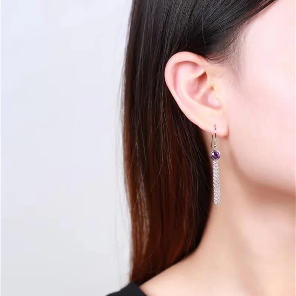 gemstone fine jewelry manufacturer fashionable 925 sterling silver natural purplecrystal amethyst pendant earrings for women
gemstone fine jewelry manufacturer fashionable 925 sterling silver natural purplecrystal amethyst pendant earrings for women