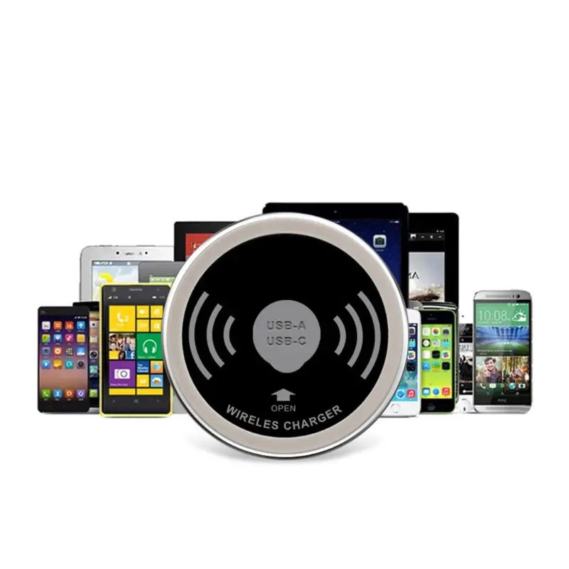 Desktop Wireless Charger 5W Fast Charging Pad Waterproof Plug Hole Conference Table Desk Home Office for iPhone iPad Samsung
Desktop Wireless Charger 5W Fast Charging Pad Waterproof Plug Hole Conference Table Desk Home Office for iPhone iPad Samsung