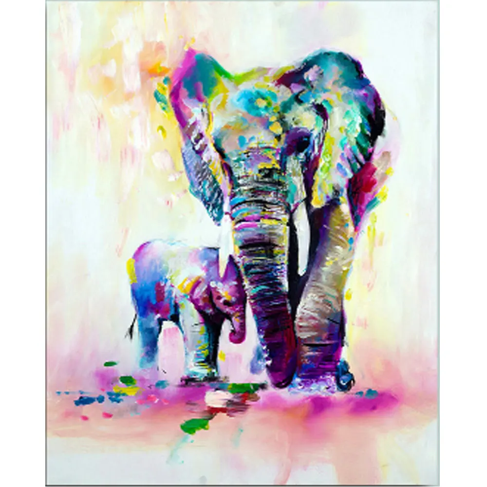 Canvas Prints Wall Art HD Print Colorful Elephant Animals Abstract Oil Painting on Canvas Modern Wall Art Pictures for Kid Room
Canvas Prints Wall Art HD Print Colorful Elephant Animals Abstract Oil Painting on Canvas Modern Wall Art Pictures for Kid Room