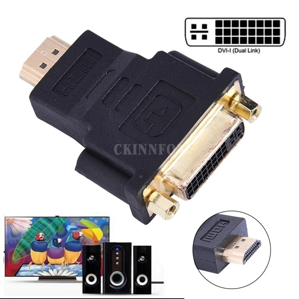 500Pcs/Lot Mini DVI to HDMI-compatible Male DVI 24+5 Female to HDMI-compatible DVI to HDMI-compatible Adapter
500Pcs/Lot Mini DVI to HDMI-compatible Male DVI 24+5 Female to HDMI-compatible DVI to HDMI-compatible Adapter