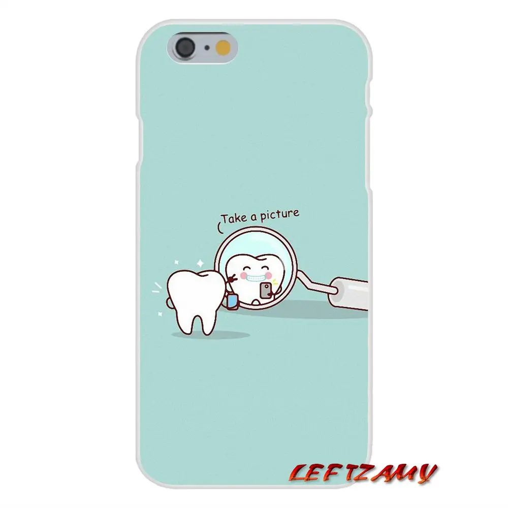 Accessories Cover Cute Cartoon Dentist Dental Crowned Tooth For Samsung Galaxy A5 A6S A7 A8 A9S Star J4 J6 J7 J8 Prime Plus 2018 | Мобильные