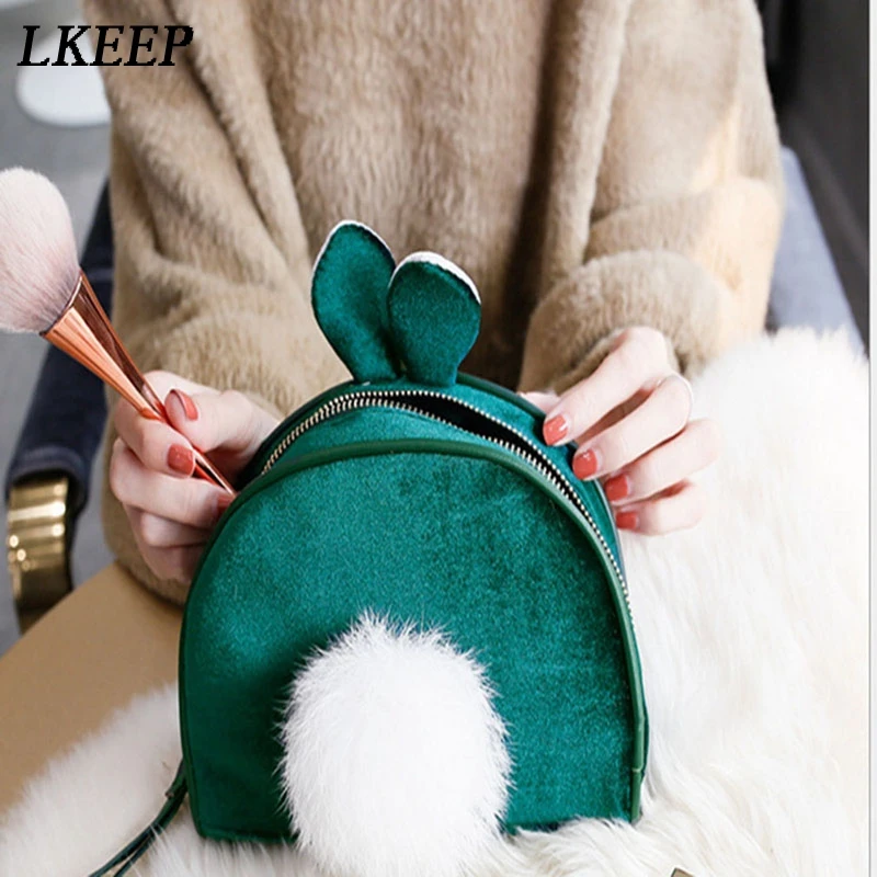High Quality Women Makeup Bag Cartoon Lovely Rabbit Designer Girls Zipper Cosmetic Bag Maleta De Maquiagem Profissional
High Quality Women Makeup Bag Cartoon Lovely Rabbit Designer Girls Zipper Cosmetic Bag Maleta De Maquiagem Profissional