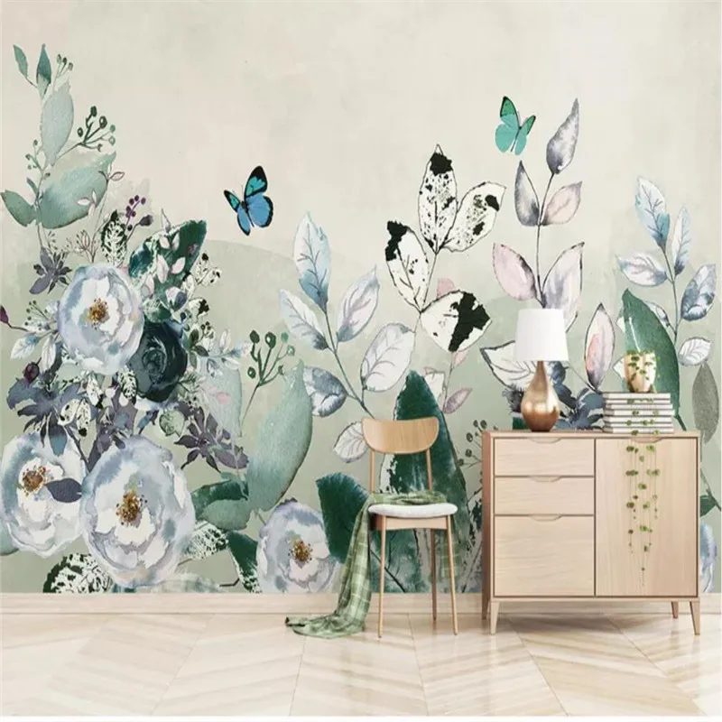 Custom wallpaper modern minimalist hand-painted rose flower wall decoration - high-grade waterproof material
Custom wallpaper modern minimalist hand-painted rose flower wall decoration - high-grade waterproof material