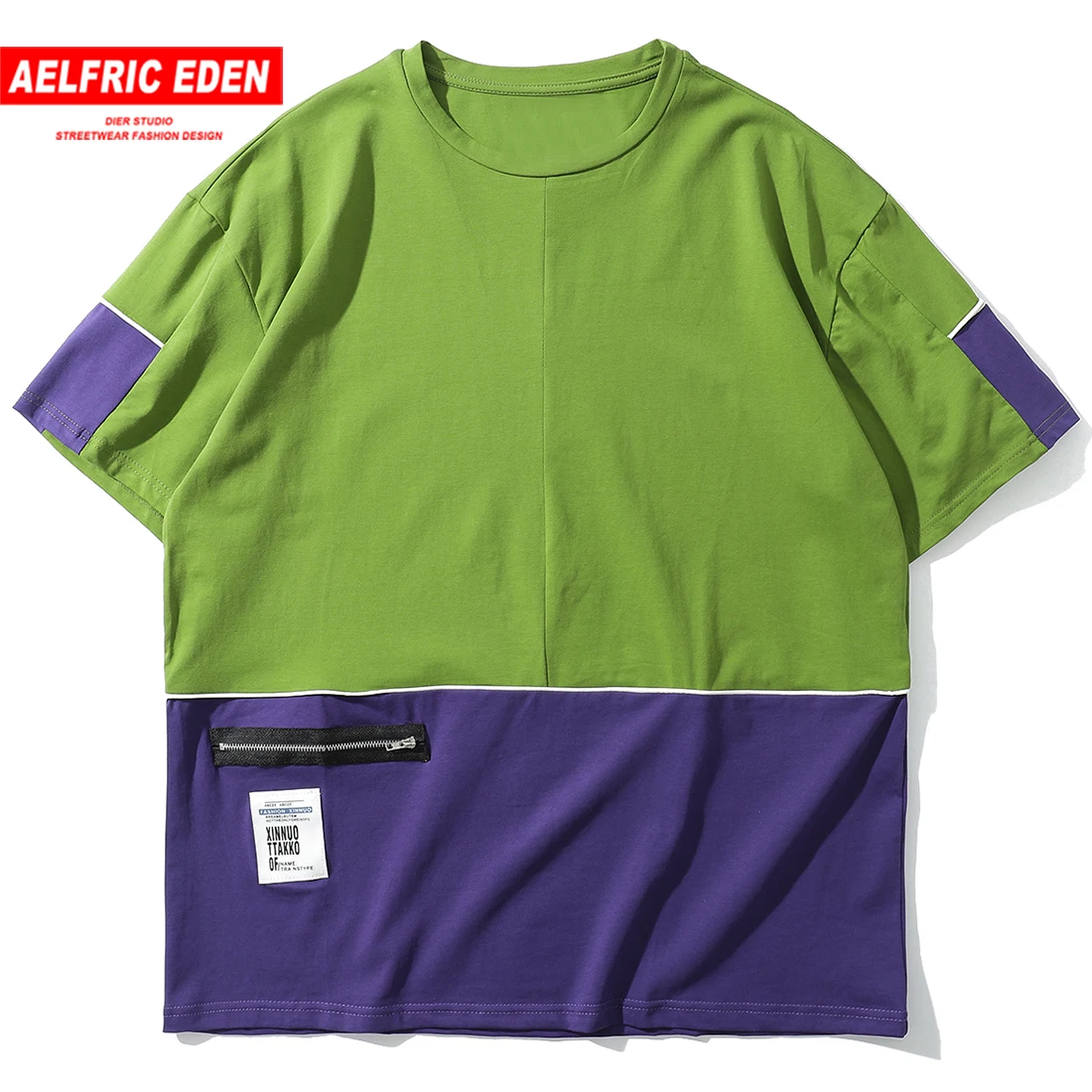 Фото Футболка aelfrec Eden хлопковая Повседневная футболка с коротким рукавом для мужчин и(China)