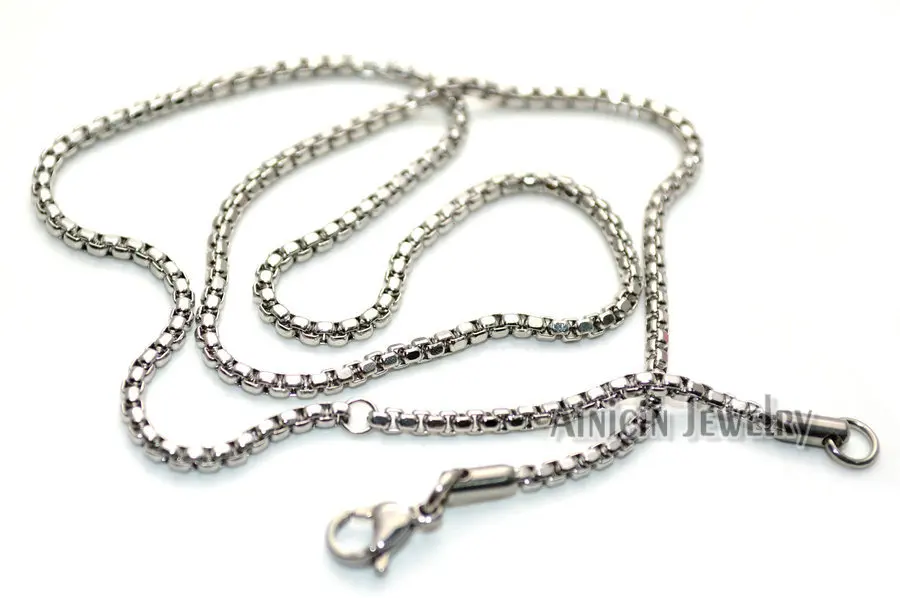 Stainless Steel Dragon Teeth Box Chain Necklace Fashion Men's Punk Jewelry 5pcs/lot
Stainless Steel Dragon Teeth Box Chain Necklace Fashion Men's Punk Jewelry 5pcs/lot