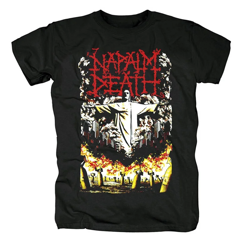 8 designs Harajuku Napalm Death Rock shirt fitness Hardrock heavy Dark Metal 100%Cotton skateboard camiseta Casual
8 designs Harajuku Napalm Death Rock shirt fitness Hardrock heavy Dark Metal 100%Cotton skateboard camiseta Casual