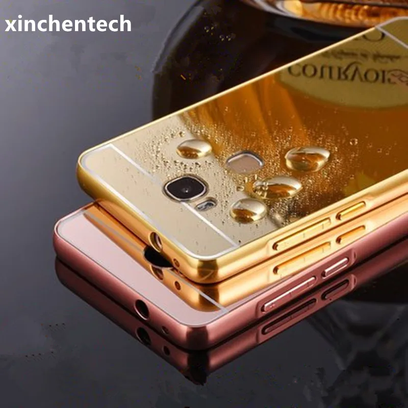 Ультратонкий чехол Xinchentech для Huawei Honor 5X/GR5/X5 зеркальный металлический алюминий +