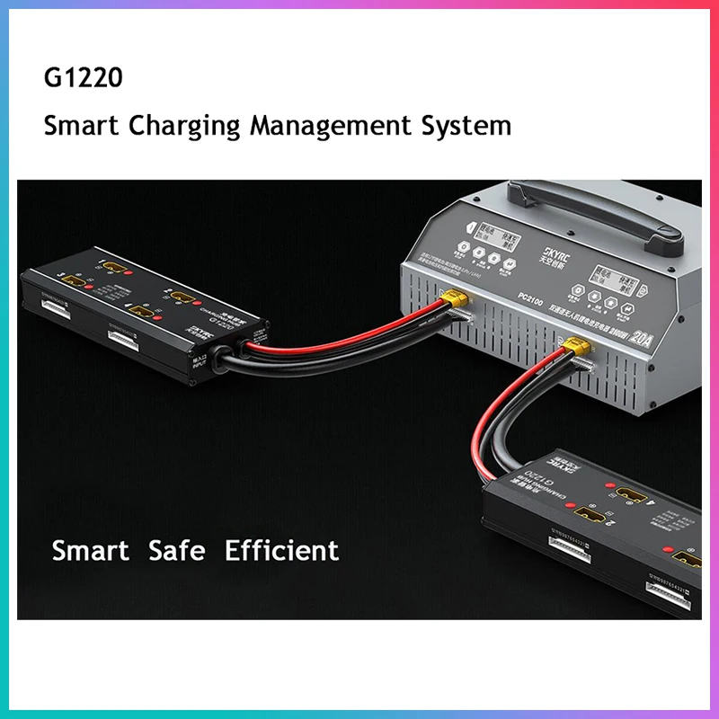 SKYRC G1220 Charging Hub Charging Management System Paired PC 1260/PC2100 Charger for UAV/Agricultural Drone Batteries
SKYRC G1220 Charging Hub Charging Management System Paired PC 1260/PC2100 Charger for UAV/Agricultural Drone Batteries