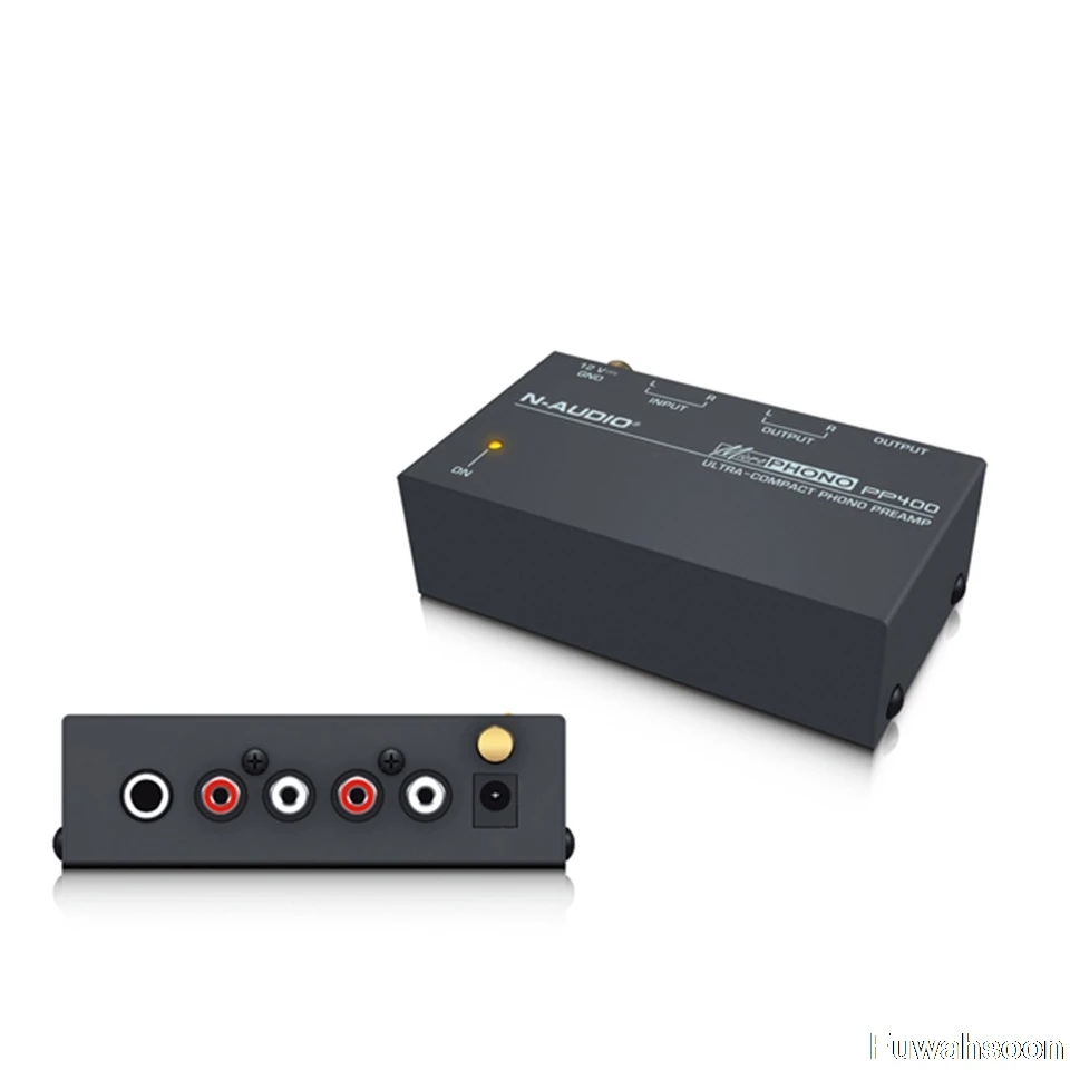 Сверхкомпактный преусилитель Phono с RCA 1/4 "TRS Interfaces PP400 US Plug Fuwahsoon|Усилители