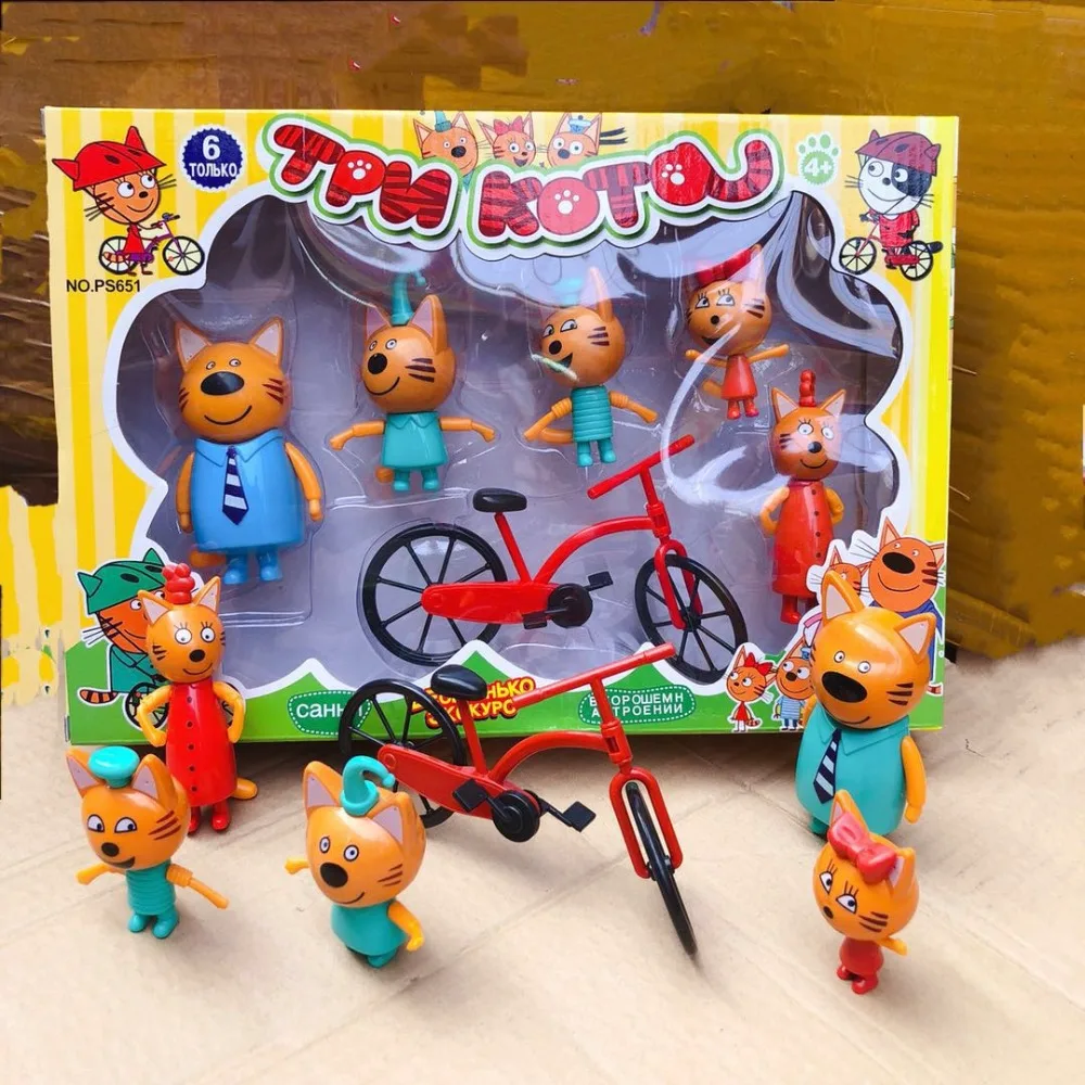 Children's toys cartoon three cats in the Figures new year birthday gifts for Girls Boys Pretend Play with friends
Children's toys cartoon three cats in the Figures new year birthday gifts for Girls Boys Pretend Play with friends