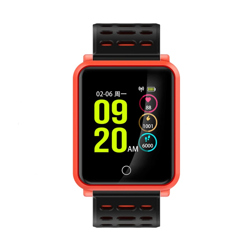 IP68 Waterproof Smartwatch Smart Wristband Blood Pressure Bluetooth 4.2 Anti-lost Sports Sleep Monitor Smart Watch
IP68 Waterproof Smartwatch Smart Wristband Blood Pressure Bluetooth 4.2 Anti-lost Sports Sleep Monitor Smart Watch