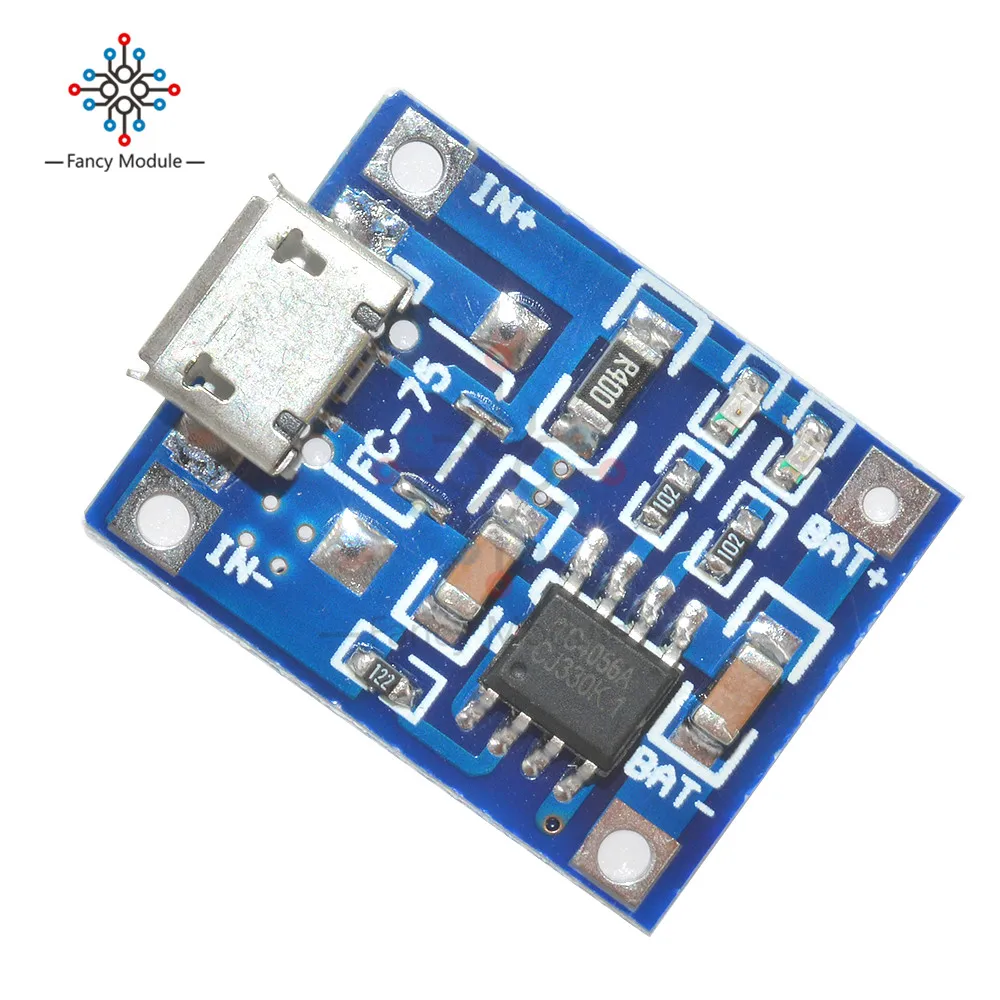 Зарядная плата TP4056 для литиевых батарей 5 шт. В 1 А мини Интерфейс Micro USB модуль