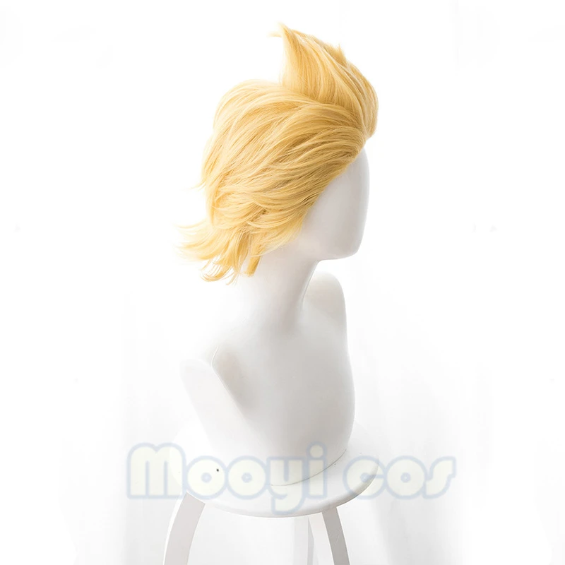My Hero Academia Toogata Mirio Cosplay Wigs 35cm Short Straight Synthetic Hair Fluffy Anime Wig Cos Wigs Yellow Costume Wig 
My Hero Academia Toogata Mirio Cosplay Wigs 35cm Short Straight Synthetic Hair Fluffy Anime Wig Cos Wigs Yellow Costume Wig