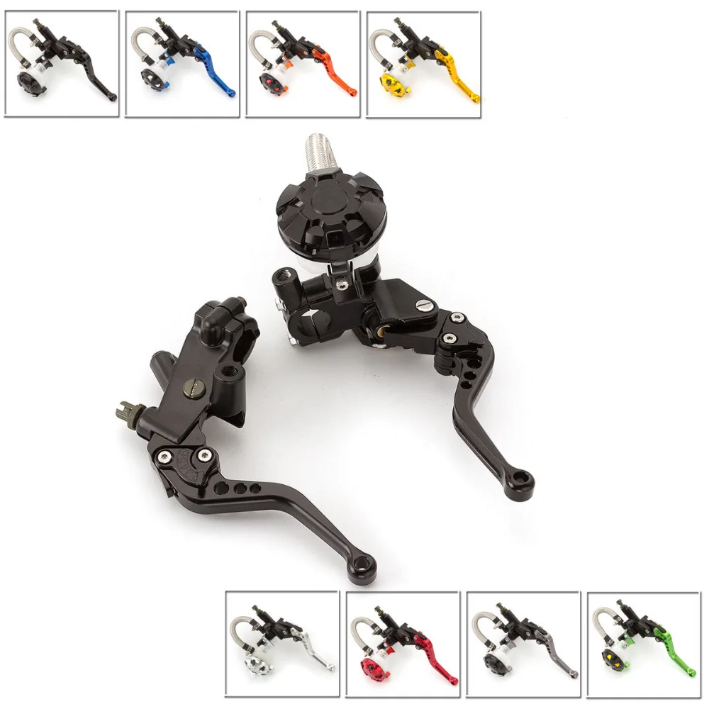 Universal 7/8" 22mm Motorcycle Brake Clutch Lever Master Cylinder Reservoir Hydraulic Brake Lever For 125CC - 400CC Motorcycles
Universal 7/8" 22mm Motorcycle Brake Clutch Lever Master Cylinder Reservoir Hydraulic Brake Lever For 125CC - 400CC Motorcycles