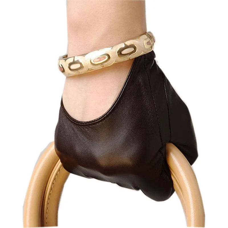 Women Hot Sale Genuine Leather Gloves Short Paragraph Fashion Half Palm Gloves Lambskin Leather Gloves Tide Performances L098N-5
Women Hot Sale Genuine Leather Gloves Short Paragraph Fashion Half Palm Gloves Lambskin Leather Gloves Tide Performances L098N-5