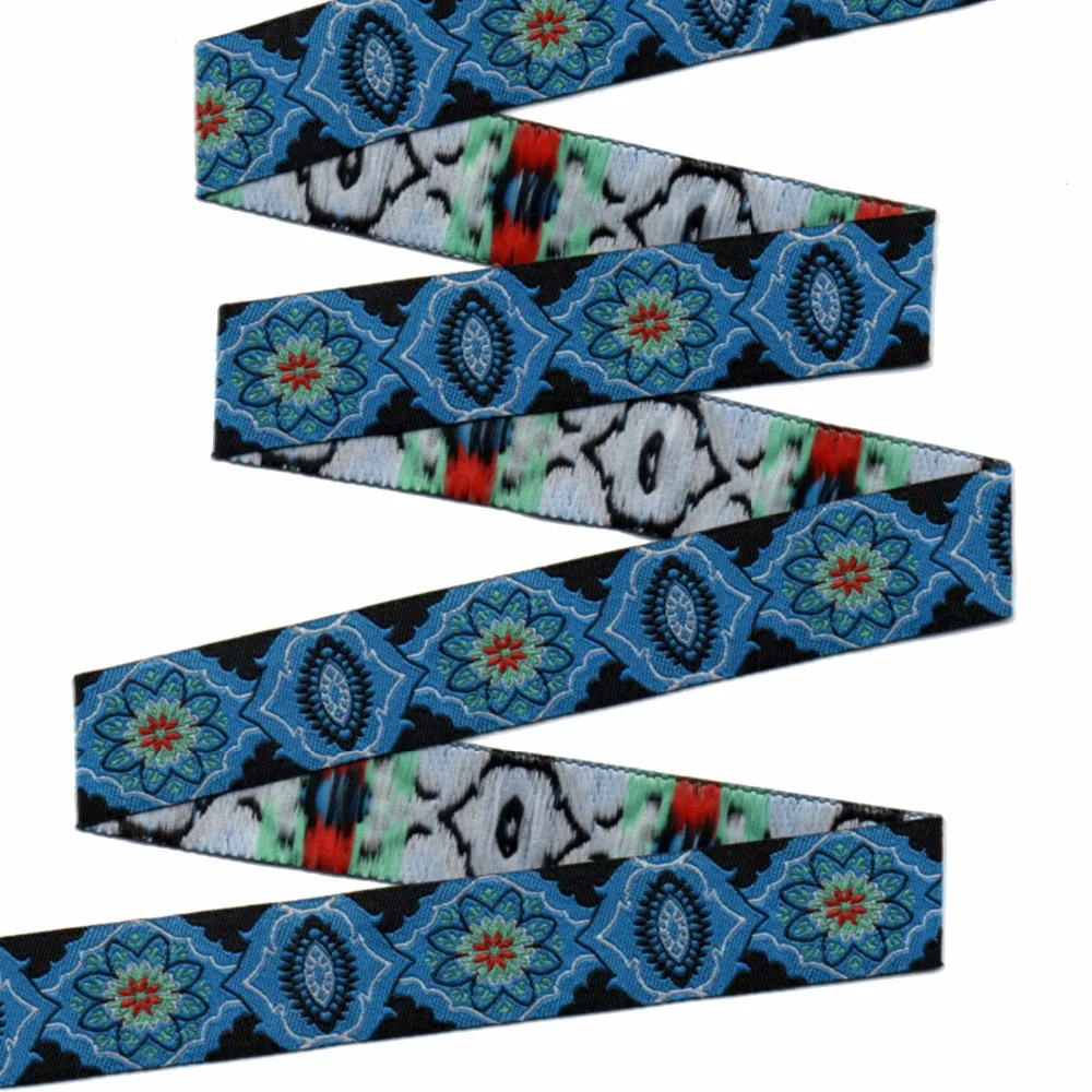 HOT!!! 2015 NEW wholesale 7/8'' 22mm Wide Blue beautiful flowers Woven Jacquard Ribbon dog chain accessories 10yards/lot
HOT!!! 2015 NEW wholesale 7/8'' 22mm Wide Blue beautiful flowers Woven Jacquard Ribbon dog chain accessories 10yards/lot