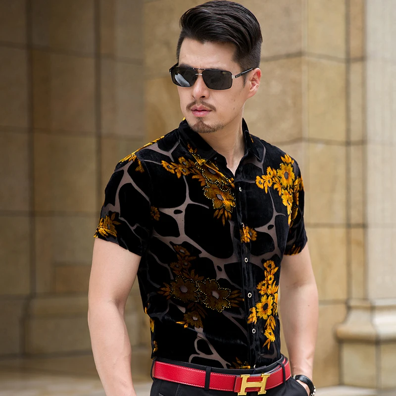 KUYOMENS 2 Color Su Men's Shirts Male Velvet Formal Men Short Sleeve Dress Shirt For Man Slim Masculina Camisa
KUYOMENS 2 Color Su Men's Shirts Male Velvet Formal Men Short Sleeve Dress Shirt For Man Slim Masculina Camisa