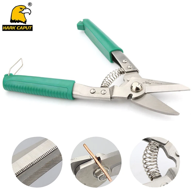 Stainless Steel Scissors 8''/210mm Metal Shears For Tin Snips Metal Cutting Multifuctional Electrician Scissors Hand Tools
Stainless Steel Scissors 8''/210mm Metal Shears For Tin Snips Metal Cutting Multifuctional Electrician Scissors Hand Tools