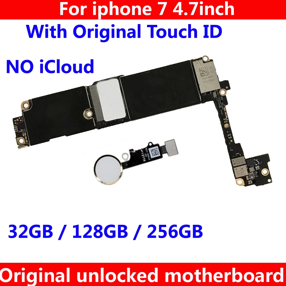 Материнская плата для iphone 7, бесплатная доставка, 32 ГБ 128 ГБ 256 ГБ, с touch ID, оригинальная IOS системная плата для ремонта печатной платы
Материнская плата для iphone 7, бесплатная доставка, 32 ГБ 128 ГБ 256 ГБ, с touch ID, оригинальная IOS системная плата для ремонта печатной платы
