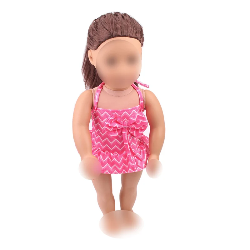 18 inch Girls doll clothes Rose red wavy print bikini strap bikini American new born dress Baby toys fit 43 cm baby dolls c173
18 inch Girls doll clothes Rose red wavy print bikini strap bikini American new born dress Baby toys fit 43 cm baby dolls c173
