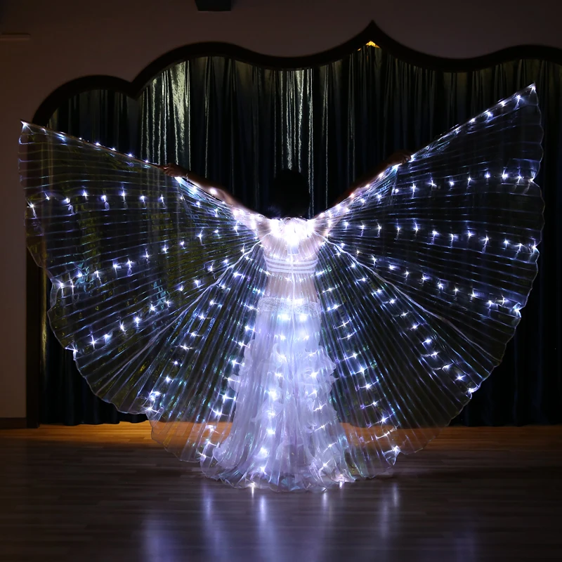 Belly Dance LED Twinkling Lights Wings Fairy Glowing Indian Dancing Accessories Belly Dance Light Show Glittering
Belly Dance LED Twinkling Lights Wings Fairy Glowing Indian Dancing Accessories Belly Dance Light Show Glittering