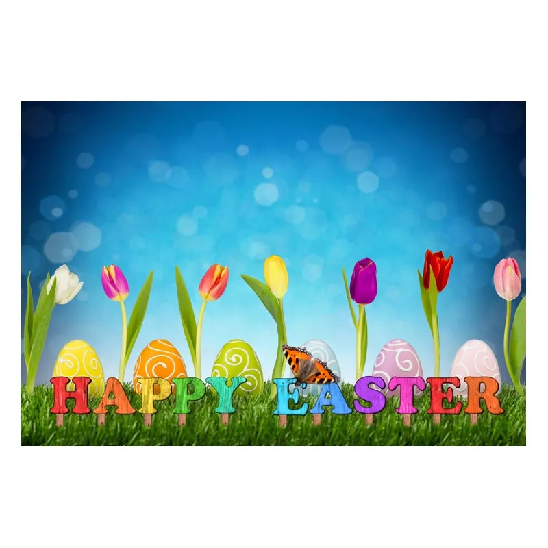 5X7FT Professional Background Happy Easter Eggs Grassland Flower Tulip Blue Bokeh Bubbles Children Photophone Muslin Background
5X7FT Professional Background Happy Easter Eggs Grassland Flower Tulip Blue Bokeh Bubbles Children Photophone Muslin Background
