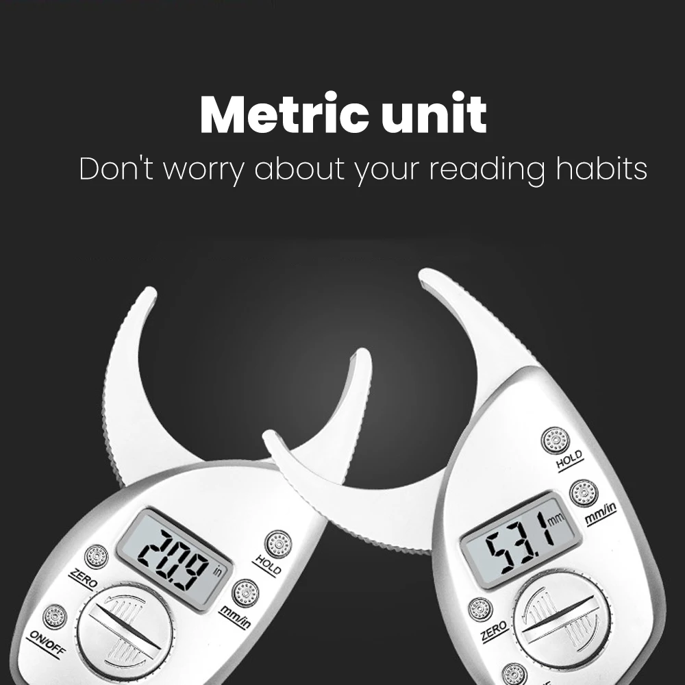 Digital Fat Caliper Fat Clip Fat Measuring Instrument Sebum Forceps Sebum Meter Stainless Steel
Digital Fat Caliper Fat Clip Fat Measuring Instrument Sebum Forceps Sebum Meter Stainless Steel