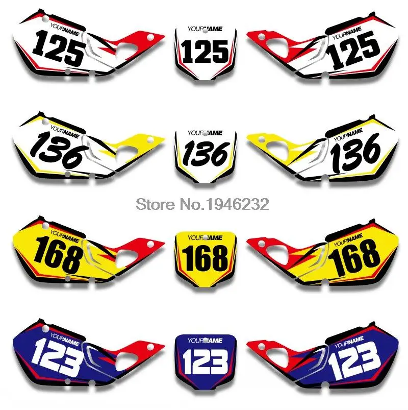 H2CNC Custom Number Plate Background Graphics Sticker & Decal For Honda CR125 1998-1999 CR250 1997 1998 1999 CR 125 250
H2CNC Custom Number Plate Background Graphics Sticker & Decal For Honda CR125 1998-1999 CR250 1997 1998 1999 CR 125 250
