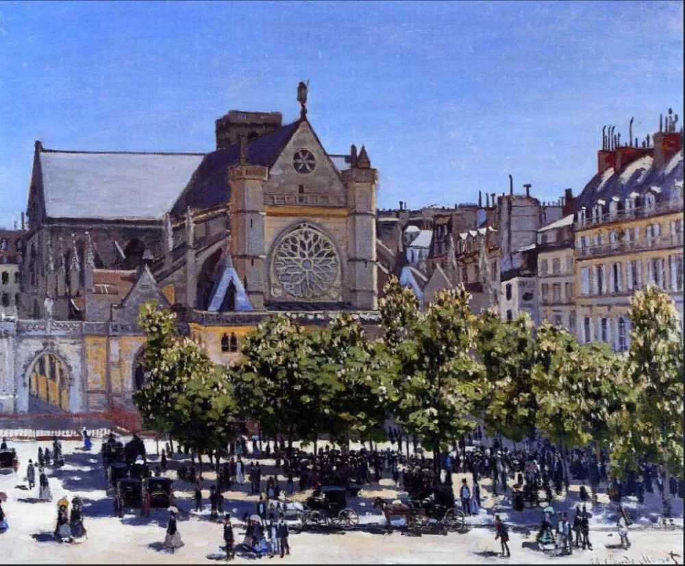 Высокое качество картина маслом холст репродукции Saint Germain l'Auxerrois (1867) Клода Monet живопись ручная роспись
Высокое качество картина маслом холст репродукции Saint Germain l'Auxerrois (1867) Клода Monet живопись ручная роспись