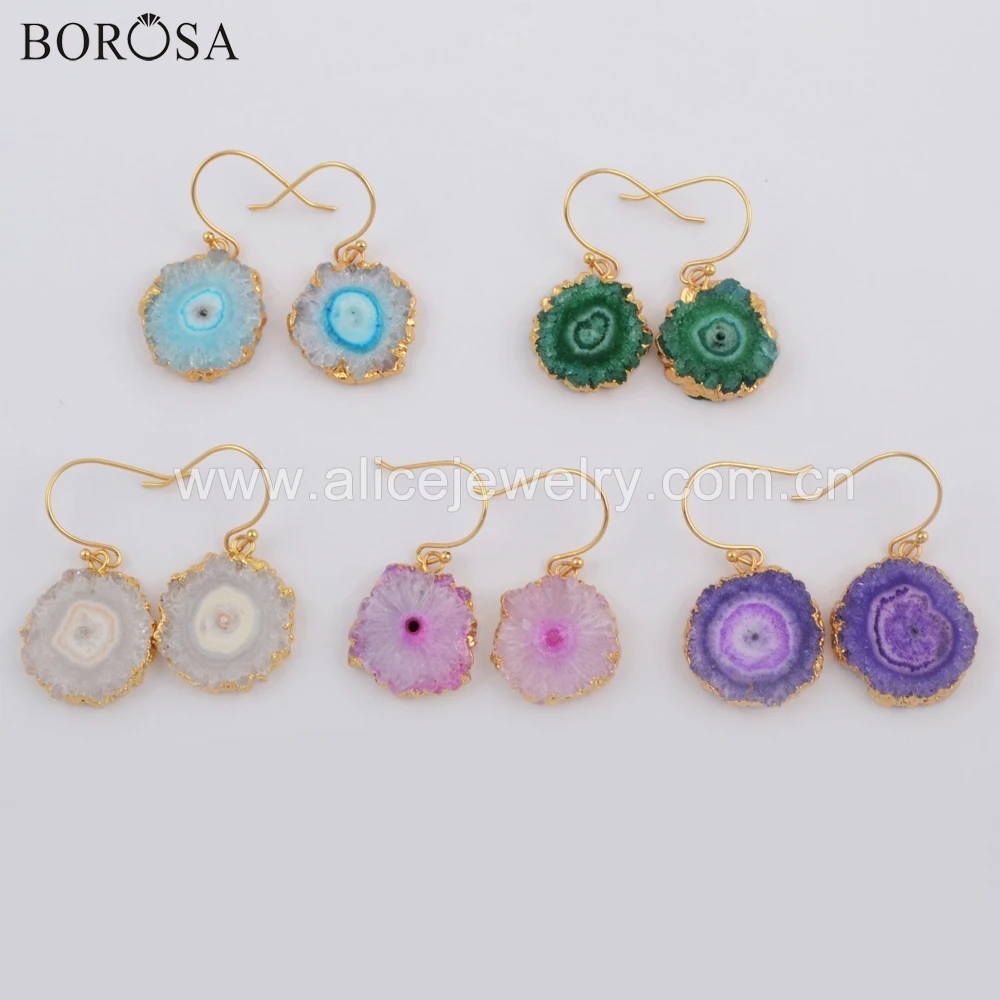 Серьги-подвески для девочек BOROSA, 5 пар, из натурального солнечного кварца, камни Друза, титановые, радужные, G1739
Серьги-подвески для девочек BOROSA, 5 пар, из натурального солнечного кварца, камни Друза, титановые, радужные, G1739