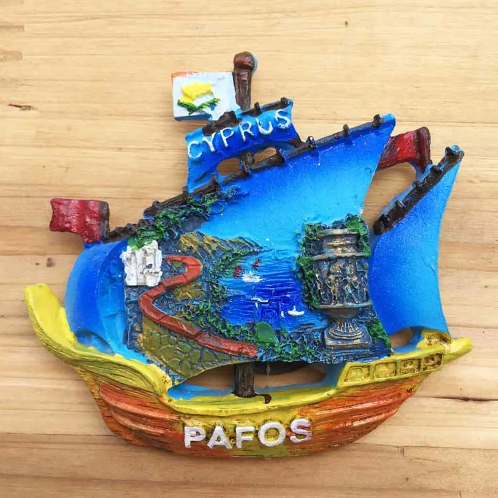 Cyprus Pafos Paphos 3D Boat Shaped Fridge Magnets Travel Souvenirs Decorative Refrigerator Magnetic Sticker Gift
Cyprus Pafos Paphos 3D Boat Shaped Fridge Magnets Travel Souvenirs Decorative Refrigerator Magnetic Sticker Gift