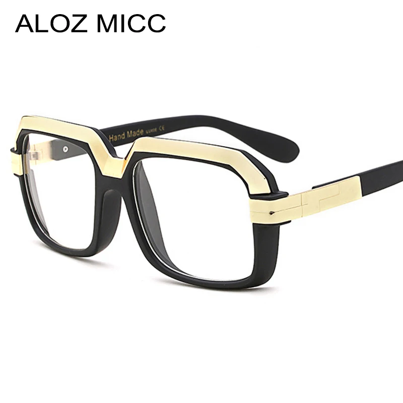 

ALOZ MICC Fashion Oversize Unisex Eyeglasses Frames Acetate Spectacles Unique Optical Frame Oculos De So Q74