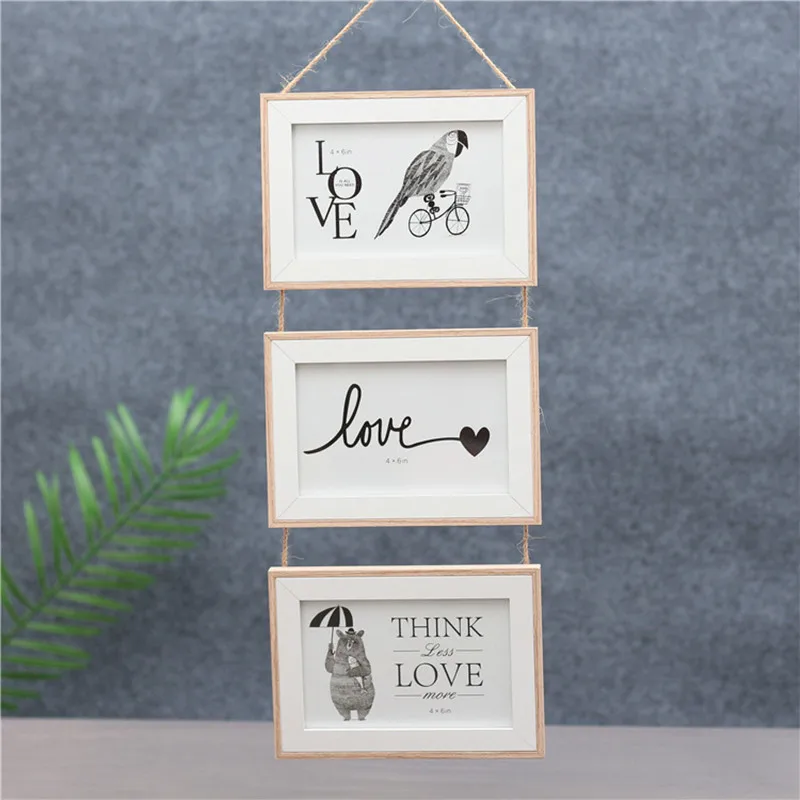 Triple Wall-Mounted Wooden Photo Frame Exquisite Style Decoration Creative Wall Decoration Photo Wall Partner Pendant
Triple Wall-Mounted Wooden Photo Frame Exquisite Style Decoration Creative Wall Decoration Photo Wall Partner Pendant