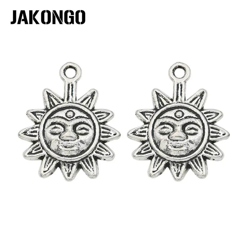 10Pcs Antique Silver Bronze Plated Sunflower Smile Face Charms Pendants for Jewelry Making DIY Handmade Craft 20x17mm
10Pcs Antique Silver Bronze Plated Sunflower Smile Face Charms Pendants for Jewelry Making DIY Handmade Craft 20x17mm