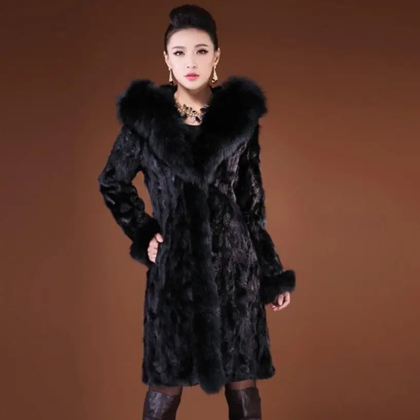 2021 Winter Women's New Fashion Sexy Imitation Rabbit Fur Coats Faux Fox Fur Grass Thickening Hooded Long Coat Jacket Plus Size
2021 Winter Women's New Fashion Sexy Imitation Rabbit Fur Coats Faux Fox Fur Grass Thickening Hooded Long Coat Jacket Plus Size