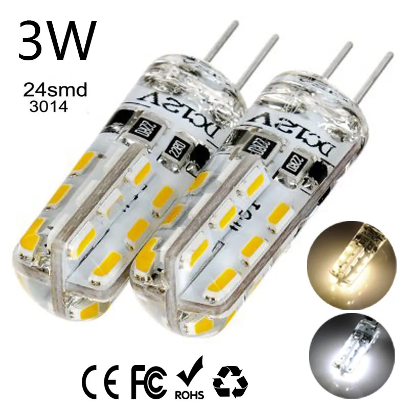 100PCS 3W G4 Base AC/DC12V/220V LED Bulb Lamp SMD 3014 White / Warm White Led Light 360 Degree Beam Angle Spotlight
100PCS 3W G4 Base AC/DC12V/220V LED Bulb Lamp SMD 3014 White / Warm White Led Light 360 Degree Beam Angle Spotlight