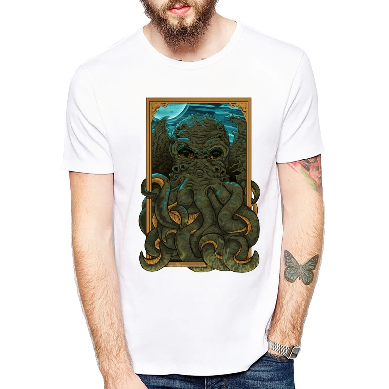 Мужская футболка в стиле ретро, футболка с круглым вырезом под горло, Cthulhu, Мужская футболка с коротким рукавом, отличная Мужская футболка
Мужская футболка в стиле ретро, футболка с круглым вырезом под горло, Cthulhu, Мужская футболка с коротким рукавом, отличная Мужская футболка