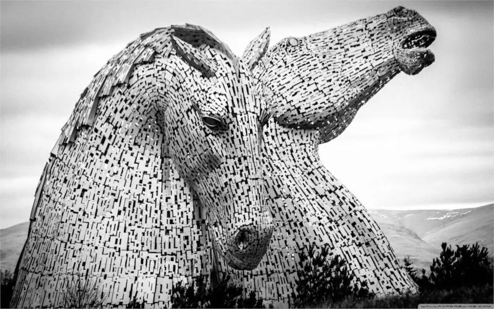 Животные kelpies скульптура 5 размеров шелковая ткань холст масляная живопись