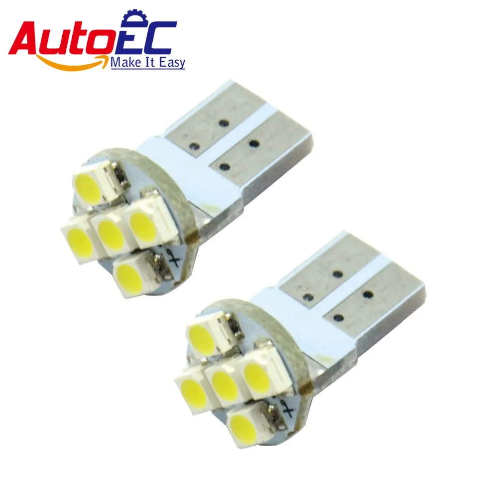AutoEC 1000 X T10 Светодиодная белая лампа 5 SMD 1210 3528 индикатор номерного знака светодиодный 12 В Бесплатная доставка # LB15
AutoEC 1000 X T10 Светодиодная белая лампа 5 SMD 1210 3528 индикатор номерного знака светодиодный 12 В Бесплатная доставка # LB15