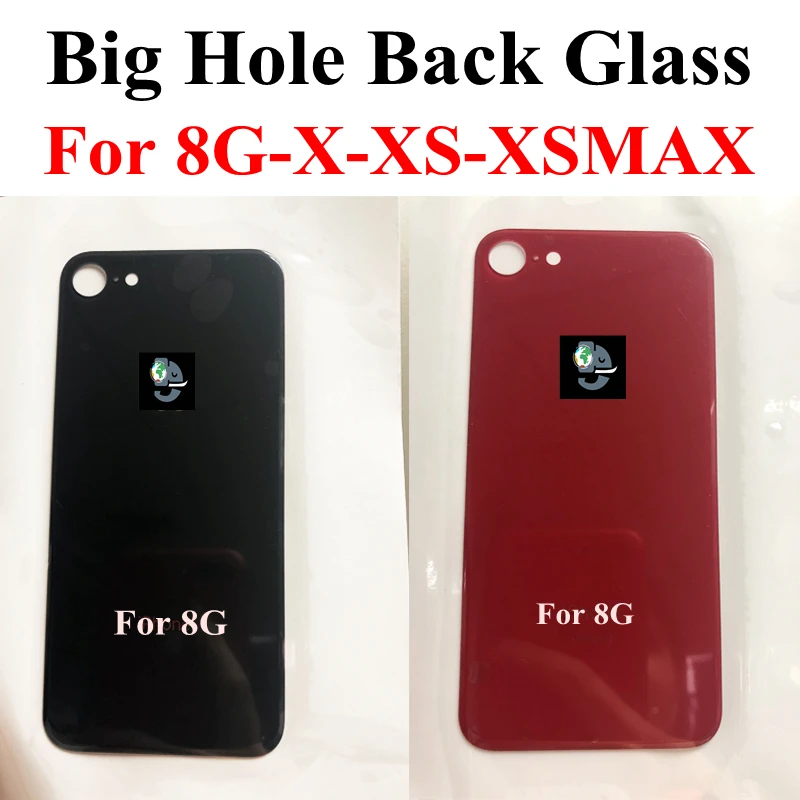 5 шт./лот корпус для iPhone10 8 plus X XS MAX Задняя стеклянная крышка аккумулятора задняя