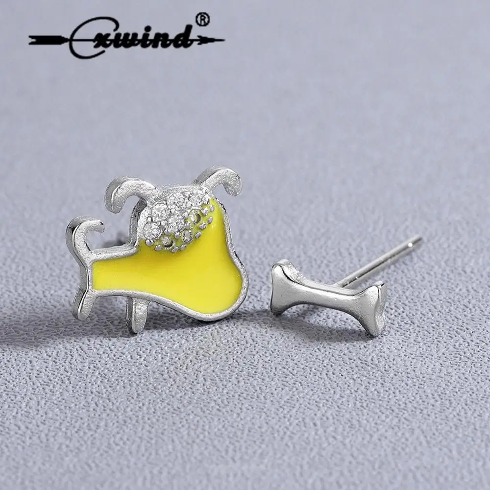 Cxwind Lovely Design Dog Bone Stud Earring For Women Brincos Jewelry Asymmetry Oorbellen Bijoux Femme Bff Gifts
Cxwind Lovely Design Dog Bone Stud Earring For Women Brincos Jewelry Asymmetry Oorbellen Bijoux Femme Bff Gifts