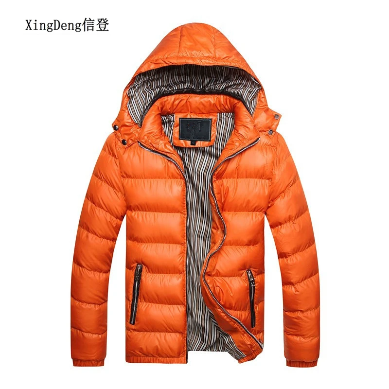 XingDeng Men Hat Detachable top Coat Cotton Outwear Thick Parkas Coats Winter fashion warm Jackets Hooded Collar Slim Clothes
XingDeng Men Hat Detachable top Coat Cotton Outwear Thick Parkas Coats Winter fashion warm Jackets Hooded Collar Slim Clothes