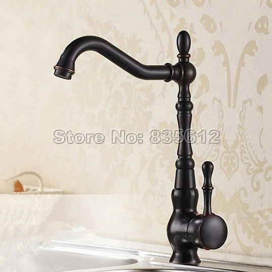 Black Oil Antique Brass Swivel Kitchen Sink Faucet & Bathroom Basin Faucets Vessel Sink Single Handle Mixer Tap Jsf098
Black Oil Antique Brass Swivel Kitchen Sink Faucet & Bathroom Basin Faucets Vessel Sink Single Handle Mixer Tap Jsf098