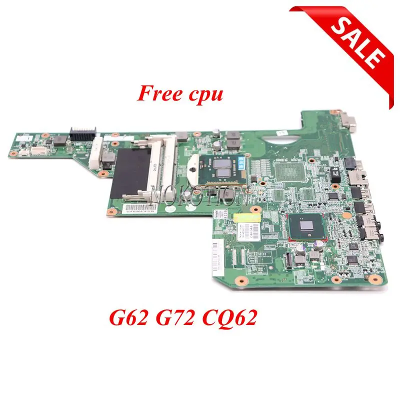 NOKOTION 615849-001 605903-001 Материнская плата ноутбука для hp G62 G72 CQ62 HM55 HD GMA DDR3 основная плата Бесплатная процессор
NOKOTION 615849-001 605903-001 Материнская плата ноутбука для hp G62 G72 CQ62 HM55 HD GMA DDR3 основная плата Бесплатная процессор