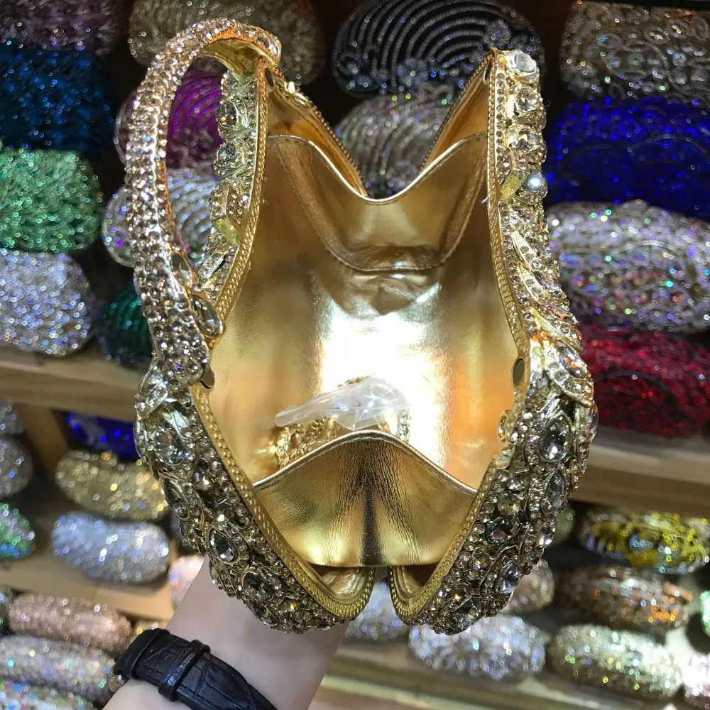 Luxury Crystal Evening Bag Clutch Gold For Women 2018 Rhinestone Ladies Wedding Party Purse Dinner Handbags Gemstone Clutches
Luxury Crystal Evening Bag Clutch Gold For Women 2018 Rhinestone Ladies Wedding Party Purse Dinner Handbags Gemstone Clutches