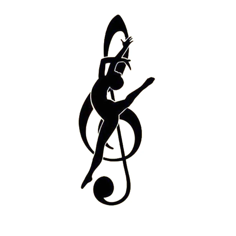 6.9*17.2CM Elegant Notes Dancers Dance Car Stickers Covering The Body Reflective Vinyl Decals Black/Silver C7-0656
6.9*17.2CM Elegant Notes Dancers Dance Car Stickers Covering The Body Reflective Vinyl Decals Black/Silver C7-0656