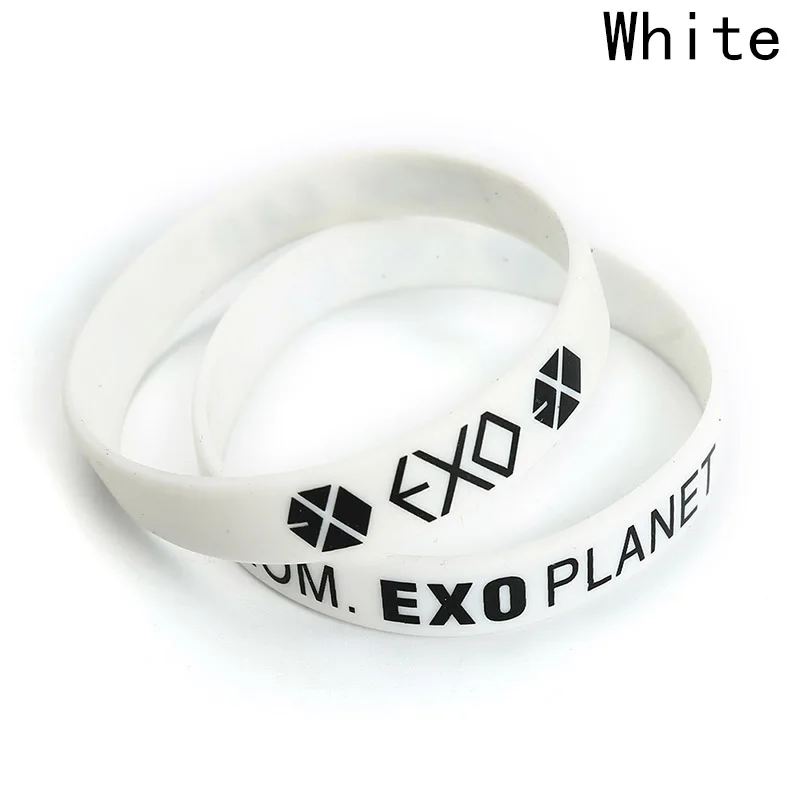 1 шт. EXO альбом браслеты на день рождения спортивные силиконовые модные
